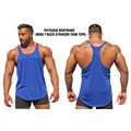 Original Men's Y-Back Stringer Tank Tops for bodybuilders